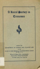A rural survey in Tennessee_cover