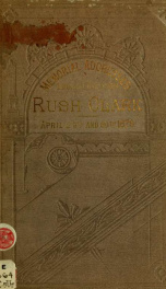 Memorial addresses on .. Rush Clark_cover