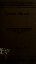 Romans dissected : a critical analysis of the Epistle to the Romans_cover
