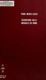 Descrizione delle medaglie dei Nômi, ossia delle antiche province e città dell'Egitto, che si conservano nel R. Museo di Torino del Cav. Giulio de S. Quintino_cover