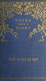 Notes from a diary, 1896 to January 23, 1901; 2_cover