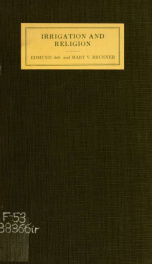 Irrigation and religion; a study of religious and social conditions in two California counties_cover