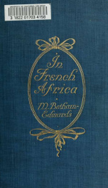 In French-Africa; scenes and memories_cover