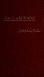 The law of service : a study in Christian altruism_cover