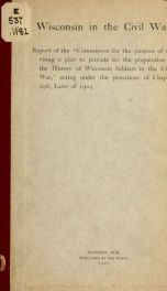 Wisconsin in war, 1861-1898_cover