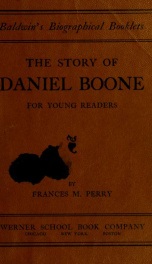 The story [of] Daniel Boone for young readers_cover