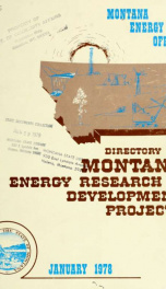 Directory of Montana energy research and development projects 1978_cover