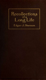 Some recollections of a long life_cover