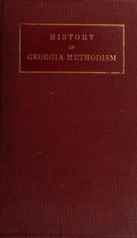 The history of Georgia Methodism from 1786 to 1866_cover