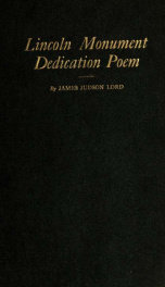 Lincoln monument dedication poem_cover