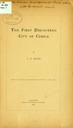 The first discovered city of Cibola_cover