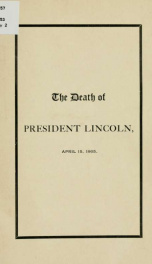 The death of President Lincoln 2_cover