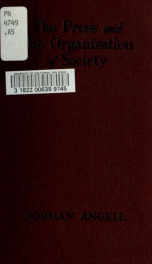The press and the organisation of society_cover