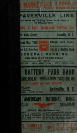Asheville, North Carolina city directory [serial] v.11(1912)_cover