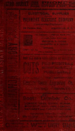 City directory of Asheville, North Carolina [serial] v.8(1909)_cover