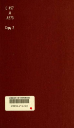 Lincoln, address delivered at Quincy, Illinois, Tuesday, October 13, 1908, before the State historical society of Illinois, and the Lincoln-Douglas semi-centennial society 2_cover