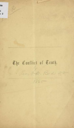 The conflict of truth. A sermon preached in the First Presbyterian church, Camden, N.J., April 30, 1865 2_cover