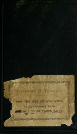 The law of bills of sale, containing a general introduction in ten chapters, the text of the repealed statutes, the Bills of Sale Acts, 1878 to 1891, with notes and an appendix of forms_cover