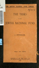 The tasks of the Jewish National Fund_cover
