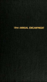 Souvenir and official program: 19th annual encampment, Grand Army of the Republic, Department of Indiana and auxiliary societies, Columbus, In., May 17-20, 1898_cover