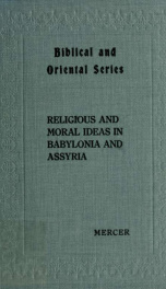 Religious and moral ideas in Babylonia-Assyria 2_cover