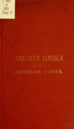 Abraham Lincoln; the type of American genius 2_cover