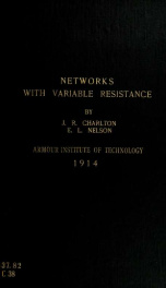Networks with variable resistance_cover