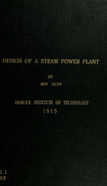 Design of a steam power plant_cover