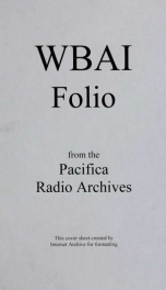 WBAI folio Jan/Feb-95_cover