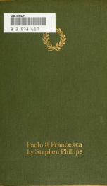 Paolo & Francesca; a tragedy in four acts_cover