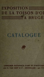 Exposition de la Toison d'or à Bruges : juin-octobre, 1907 : catalogue_cover