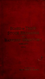 Board of trade, stock exchange and bankers' directory yr. 1895-96_cover