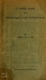 A work book for principals and supervisors_cover