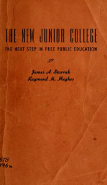 The new junior college; the next step in free public education_cover