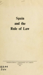 Spain and the rule of law_cover