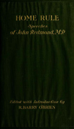 Home rule; speeches_cover