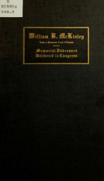 William B. McKinley. Memorial addresses delivered in the Senate and House of representatives of the United States in memory of William B. McKinley, late a senator from Illinois. Sixty-ninth Congress. Proceedings in the Senate. February 27, 1927. Proceedin_cover