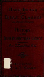 History of the Irish Presbyterian Church 18_cover