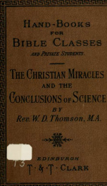 The Christian miracles and the conclusions of science 7_cover