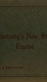 Kentucky's new state capitol_cover