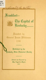 Frankfort, the capital of Kentucky_cover