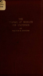 The travail of Missouri for statehood_cover