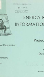 Energy Research Information System quarterly report 1978 V. 3 NO. 2_cover