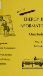 Energy Research Information System quarterly report 1976 V. 1 NO. 2_cover