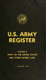 Official army register for .. 1964- v. 2_cover