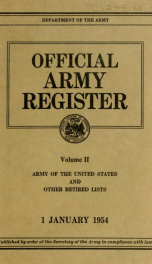 Official army register for .. 1954- v. 2_cover