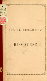 Obedience to human law considered in the light of divine truth. A discourse delivered in the First Baptist meeting house, Lawrence, Mass. July 4, 1852_cover