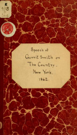 Speech of Gerrit Smith, on the country_cover