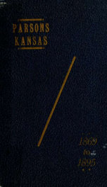 Parsons, Labette County, Kansas years from 1869 to 1895 : story of "The Benders"_cover