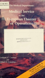 The medical department : medical service in the European theater of operations_cover